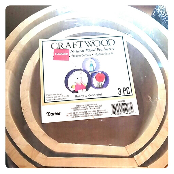 Wall hanging wooden decoration - Picture 1 of 2